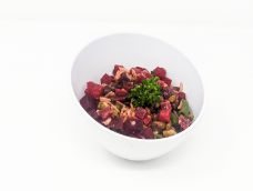 Beet Salad with Strawberry Dressing 