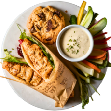 Chicken Satay Wrap Lunch Box 