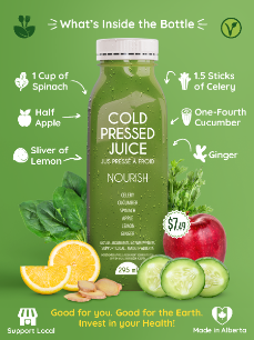 Cold Pressed Juice - Easy Being Green 