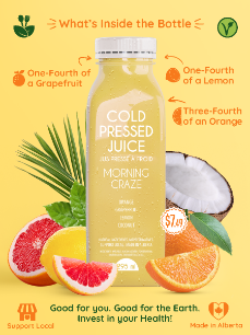 Cold Pressed Juice - Morning Craze 