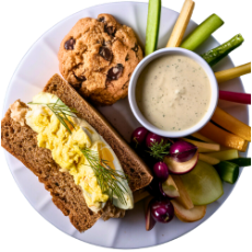 Egg Salad Sandwich Lunch Box 
