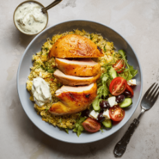 Greek style roasted chicken 