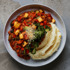 Hearty Vegetable Tofu Chilli 