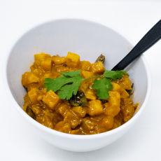 Curried Potatoes w/ Caramalized Onions 